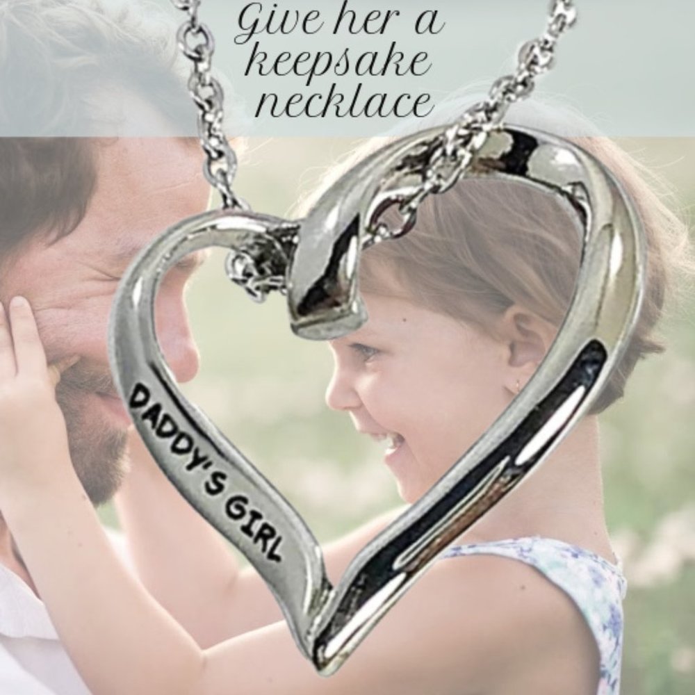 Daddy's Girl Keepsake Necklace Stainless Steel
